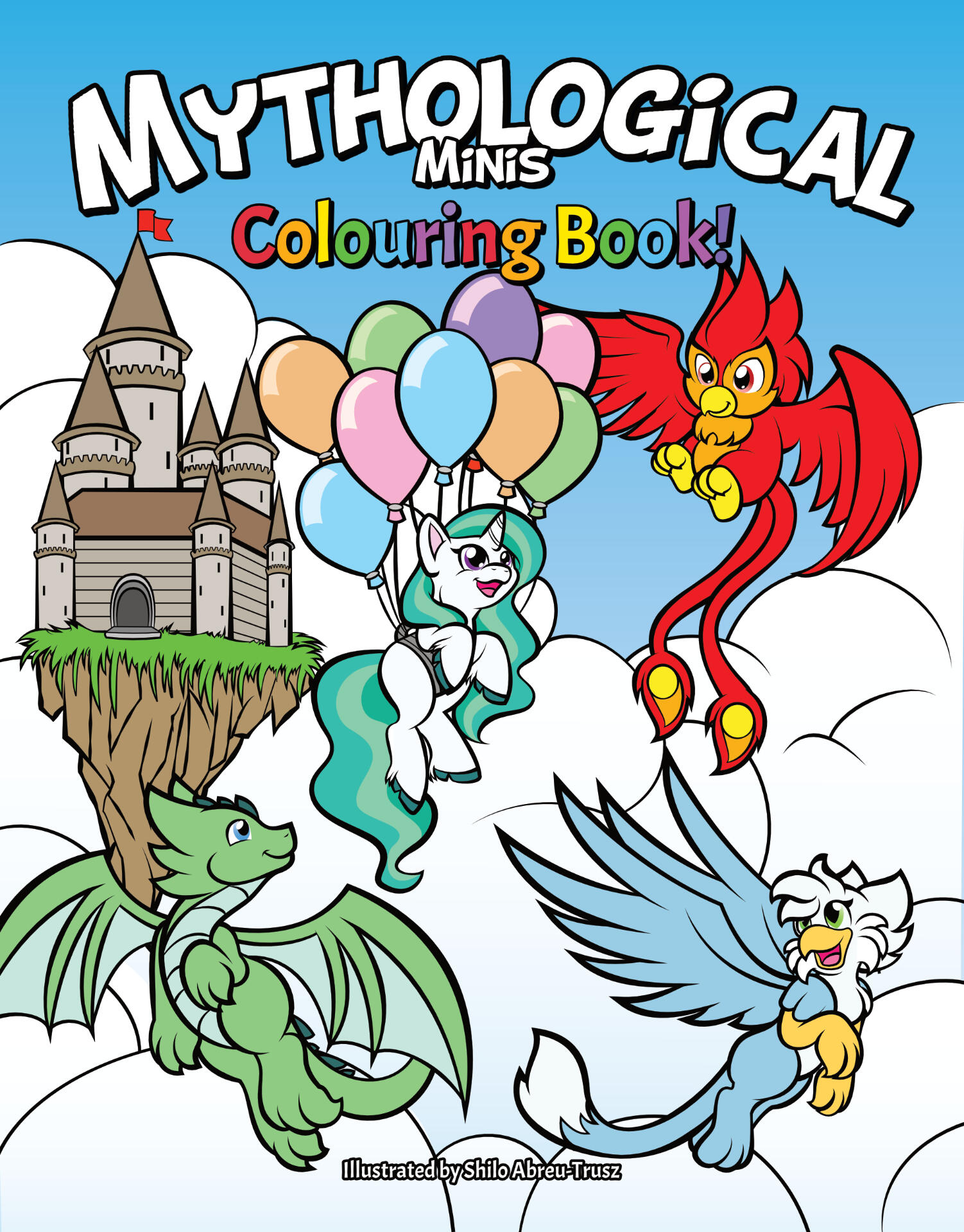 Mythological Minis Colouring Book!